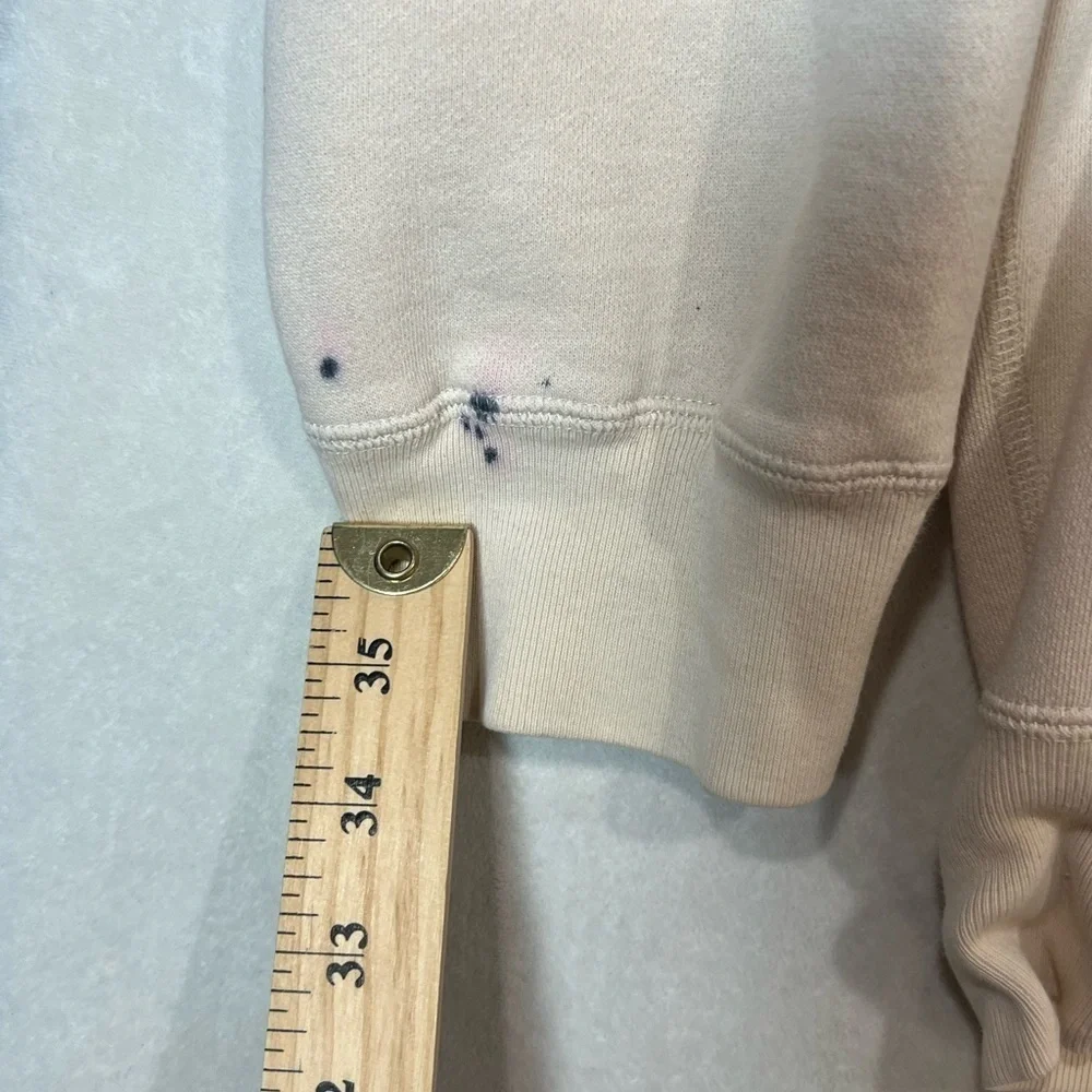 Polo Ralph Lauren Cream Turtleneck Cotton Sweater PRL Golf Logo Country Club